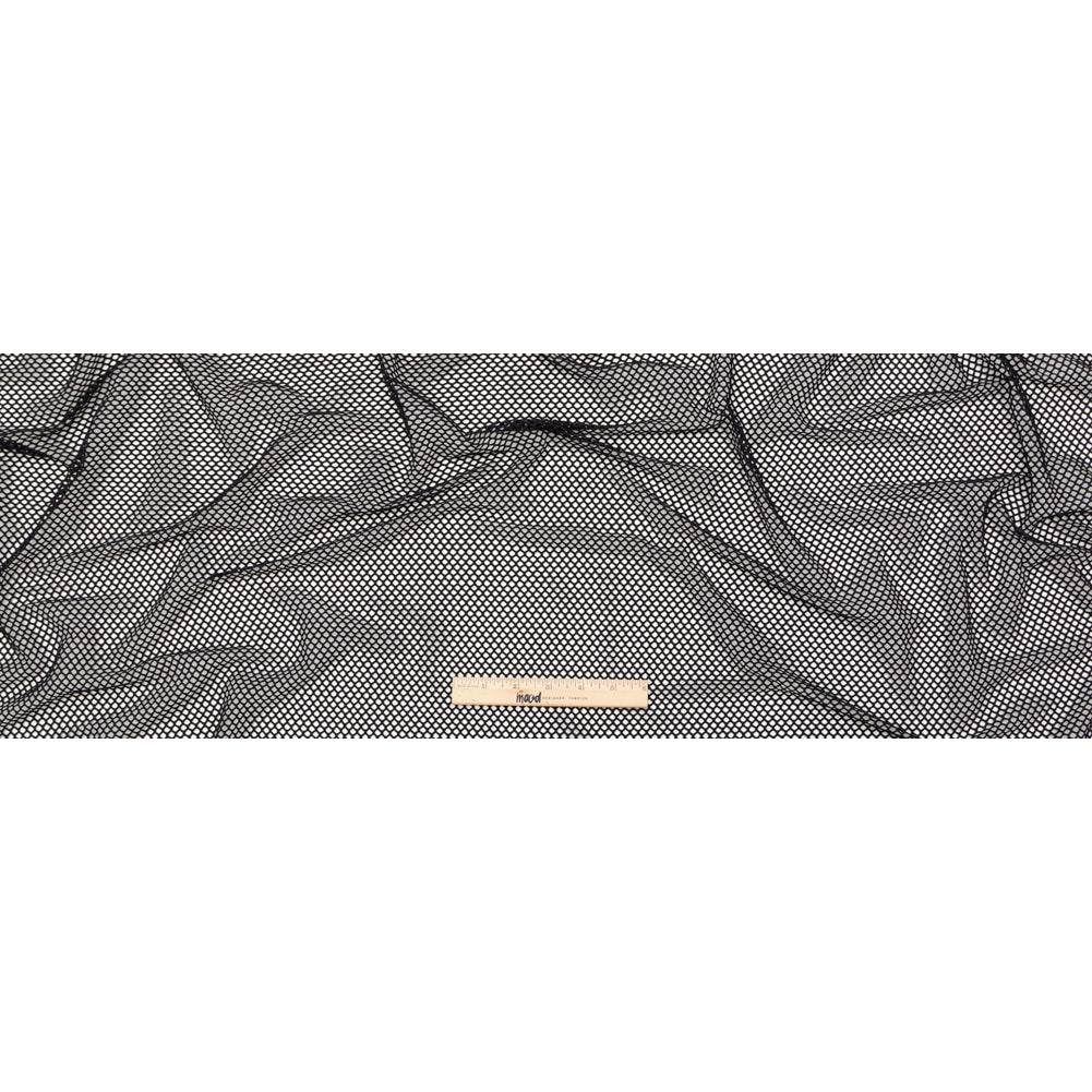 Black Stretch Polyester Netting Full