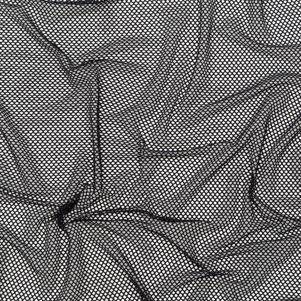 Black Stretch Polyester Netting