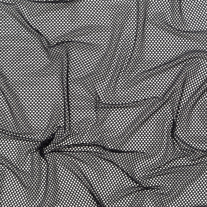 Black Stretch Polyester Netting