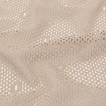 Muted Taupe Stretch Netting Detail