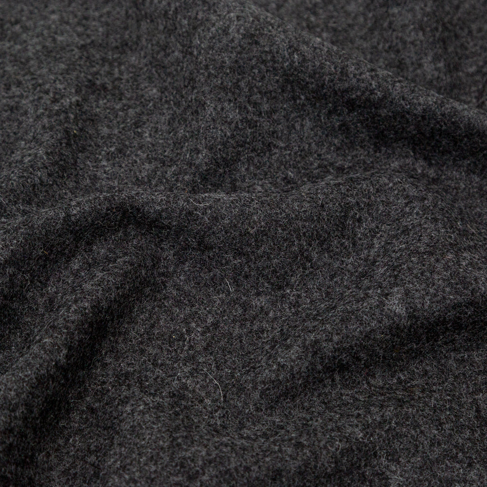 Rag & Bone Heathered Charcoal Felted Wool Coating Detail