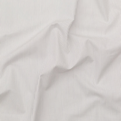 Rag & Bone White and Blue Pinstriped Cotton Shirting