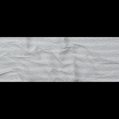 Italian Gray and White Wavy Striped Stretch Novelty Shirting Full