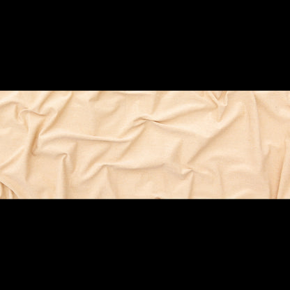 Italian Metallic Gold and White Hairline Striped Stretch Knit Full