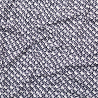Compression Swimwear Tricot, UV Protective with Aloe Vera Microcapsules - Silver Coins - Caye Collection