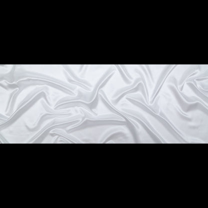 Acetate Twill Lining - White - Granada Collection Folded