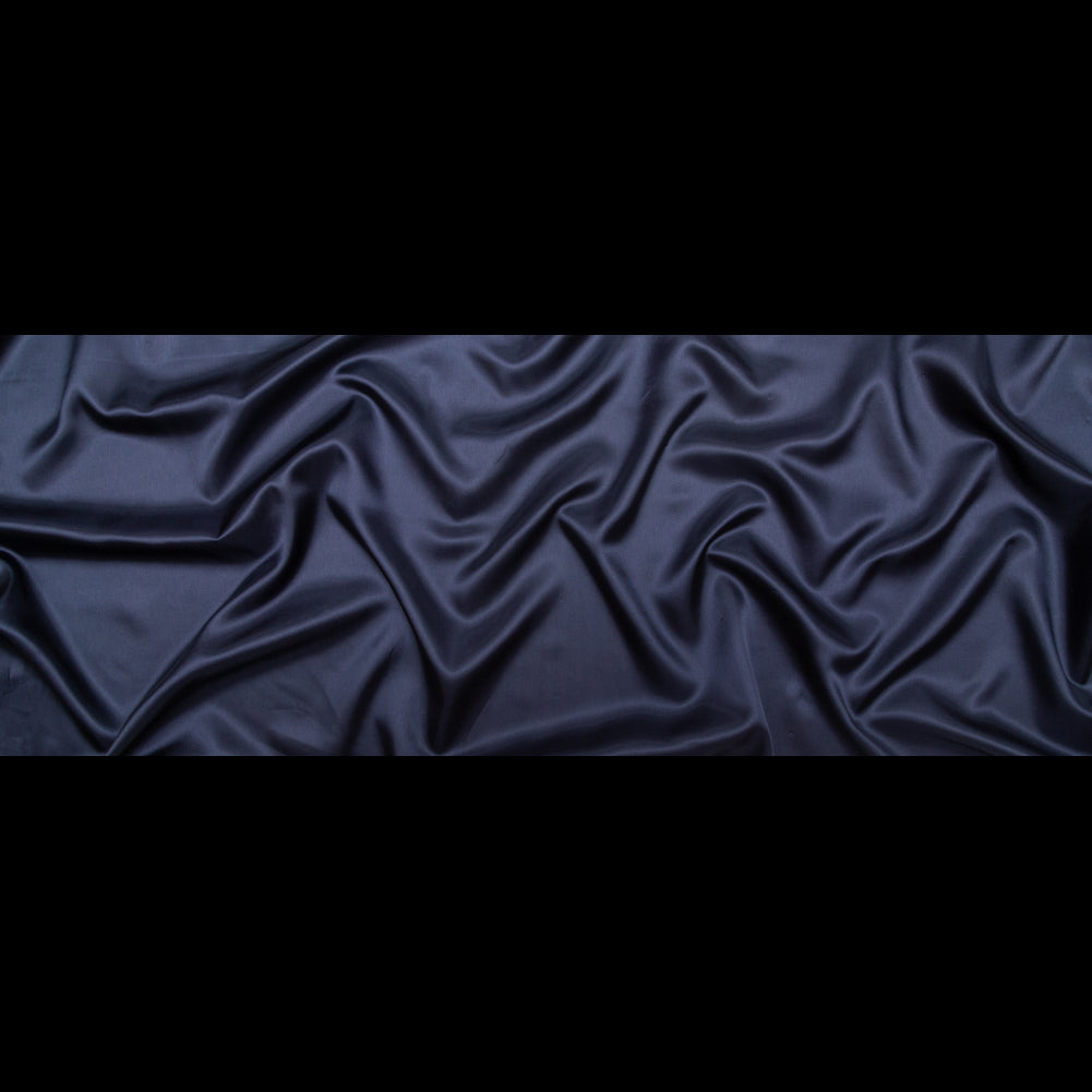 Acetate Twill Lining - Navy Blue - Granada Collection Folded