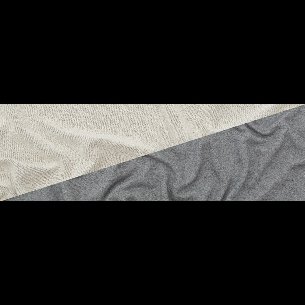 Rag & Bone Heathered Gray and Ivory French Terry Full