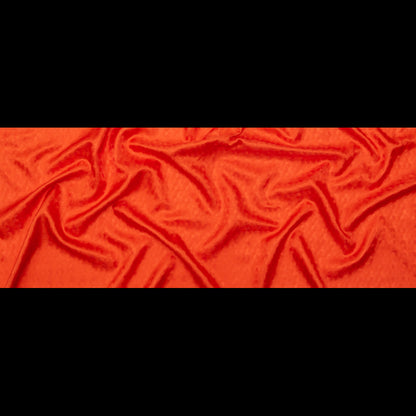 Tangerine Geometric Jacquard Lining Folded