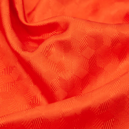 Tangerine Geometric Jacquard Lining Full
