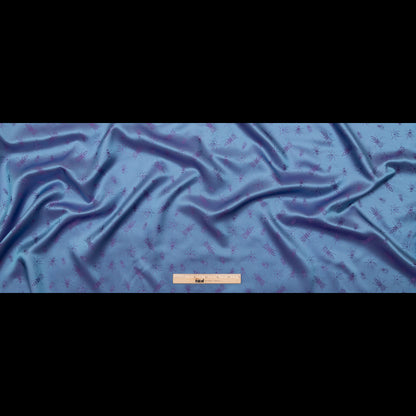 Beetles Jacquard Lining - Grape Royale and Moonlight Blue Bi-Color Folded