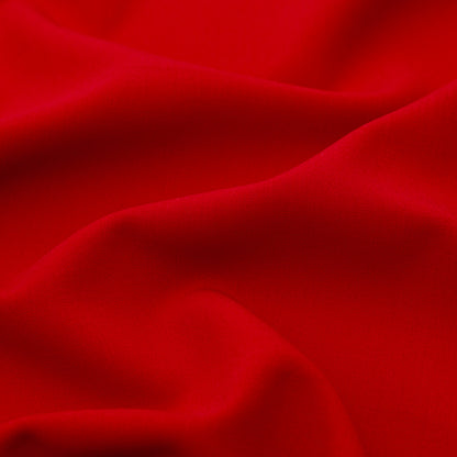 Ralph Lauren Red Stretch Double Faced Wool Crepe Detail