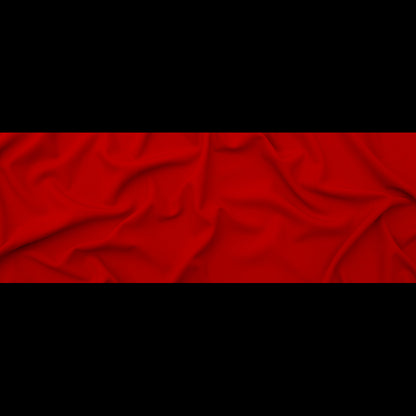 Ralph Lauren Red Stretch Double Faced Wool Crepe Full