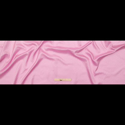 Pink and Lilac Bi-Color Geometric Jacquard Lining Folded