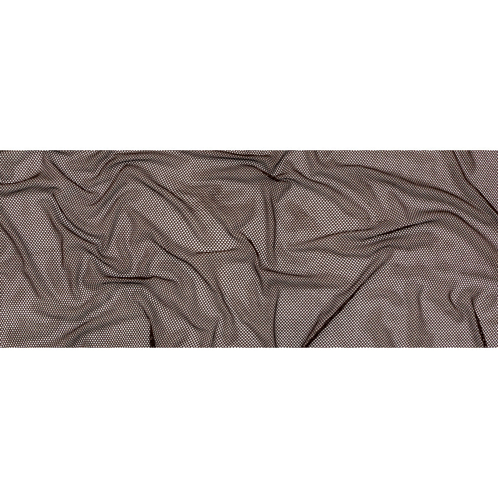Brown Stretch Polyester Netting Full
