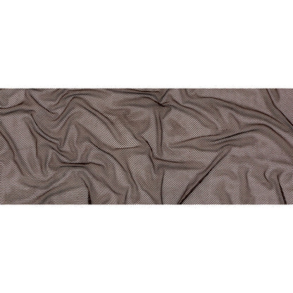 Brown Stretch Polyester Netting Full