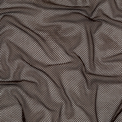 Brown Stretch Polyester Netting