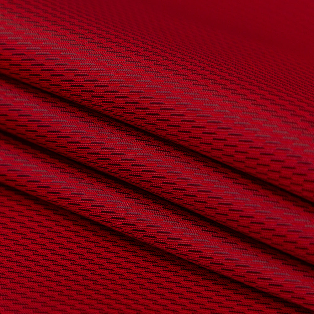 Wine Slashed Jacquard Lining Detail