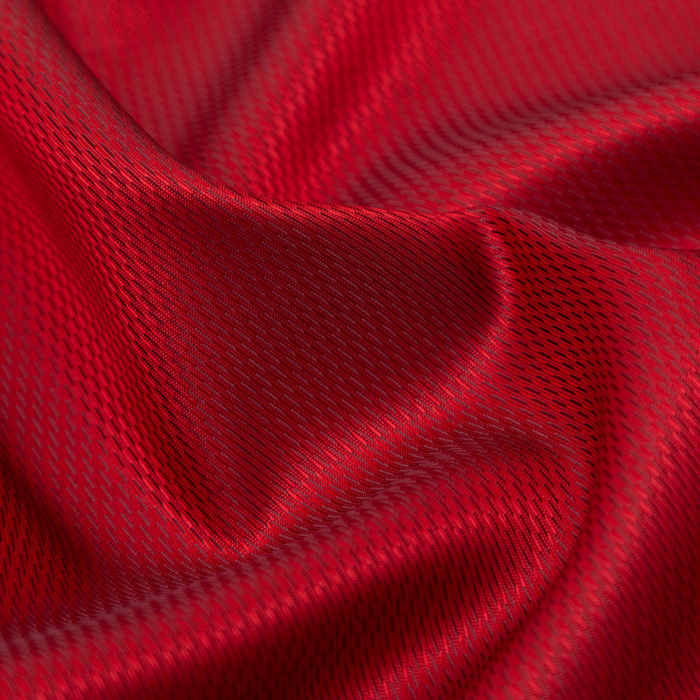 Wine Slashed Jacquard Lining Full