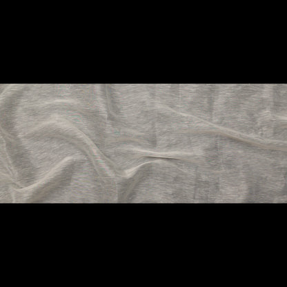 Italian Bone White Metallic Screen Linen Full