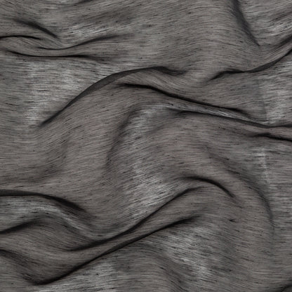 Italian Black Metallic Screen Linen