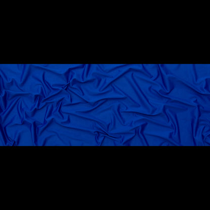 Cobalt Blue Perforated Polyester Knit Full