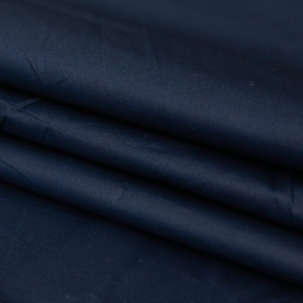 Blueberry Waxed Cotton Windbreaker Folded