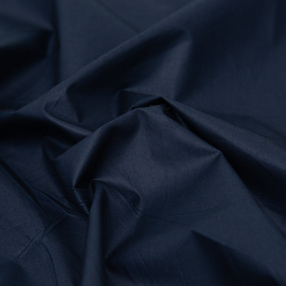 Blueberry Waxed Cotton Windbreaker Detail