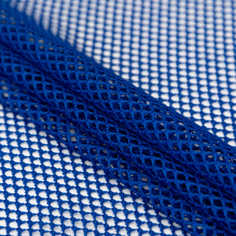 Royal Blue Polyester Netting Folded