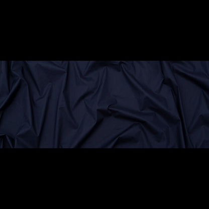 Muted Navy Waxed Cotton Poplin with Give Full