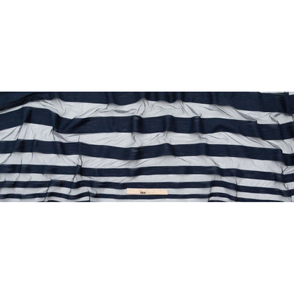 Italian Navy Netting with Woven Stripes Full