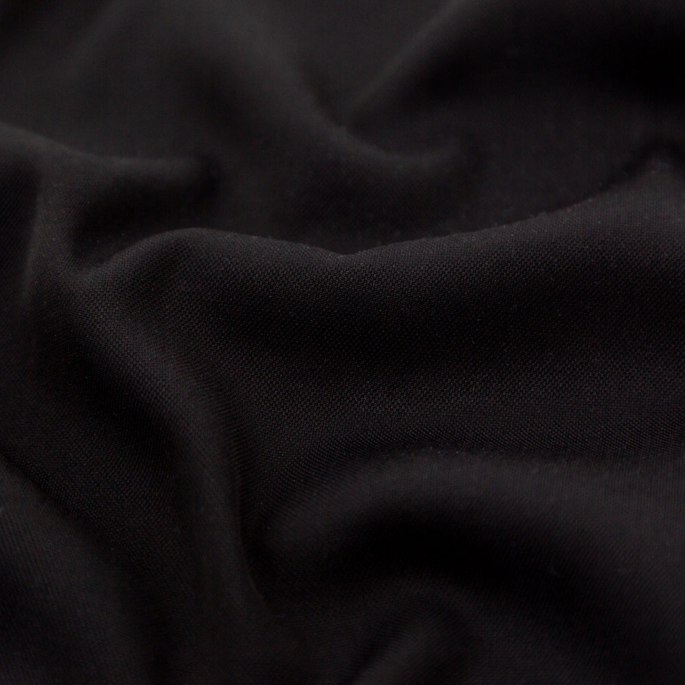 Rag & Bone Black Stretch Rayon Pique Detail