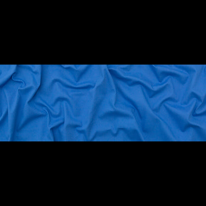 Italian Campanula Blue Stretch Cotton Pique Full