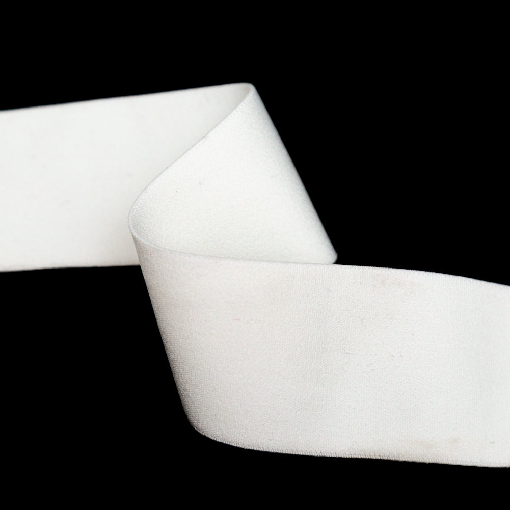Italian White Elastic Trimming - 1.75" Detail