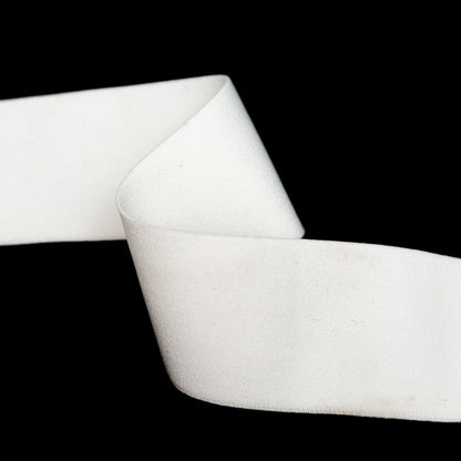Italian White Elastic Trimming - 1.75" Detail