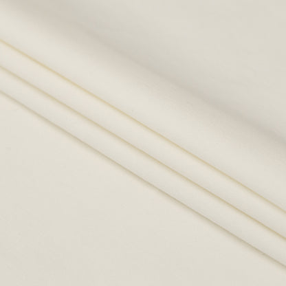 Italian Antique White Stretch Cotton Woven Folded