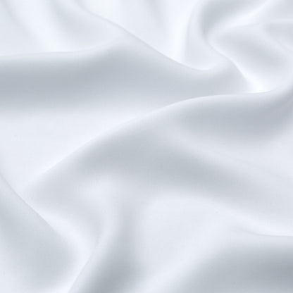 Italian Optic White Polyester Crepe Detail