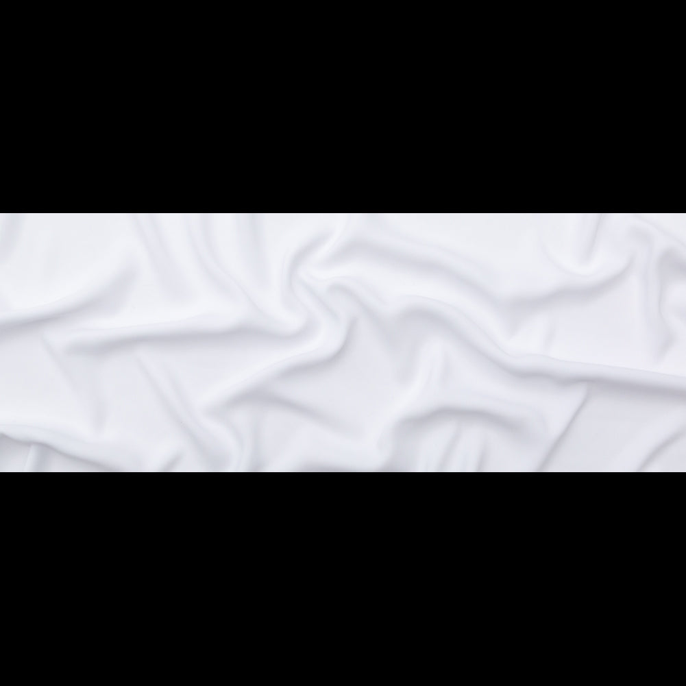 Italian Optic White Polyester Crepe Full