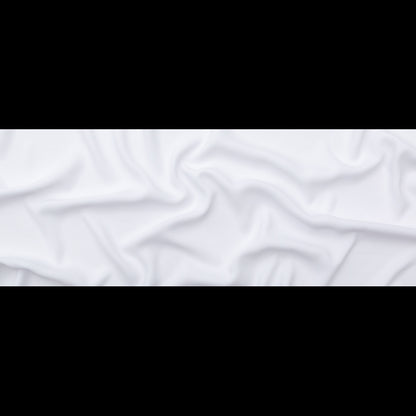 Italian Optic White Polyester Crepe Full