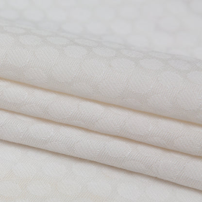 Jet Stream Circles Rayon Jacquard Folded