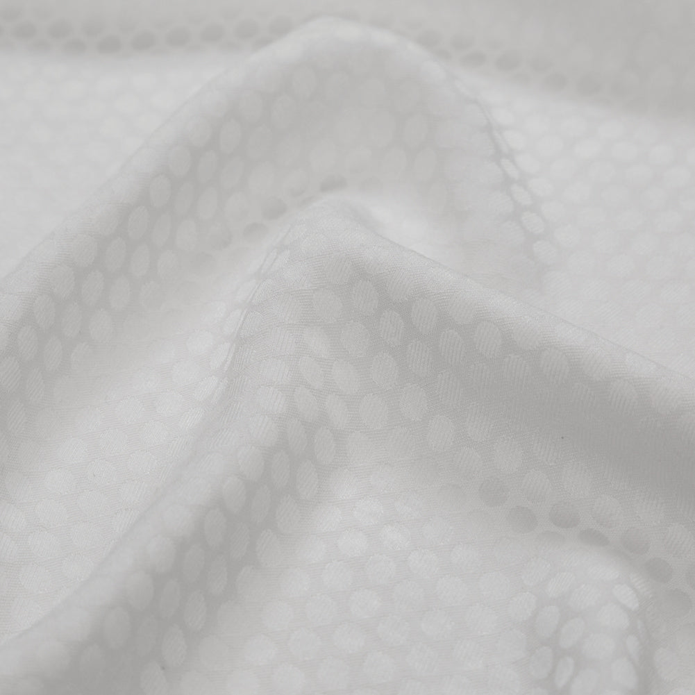 Jet Stream Circles Rayon Jacquard Detail