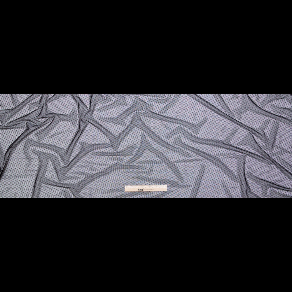 Black Stretch Diamond Mesh Full