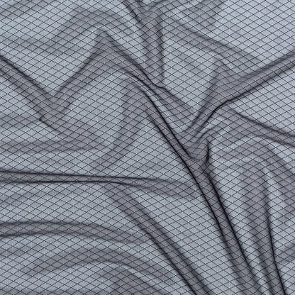 Black Stretch Diamond Mesh