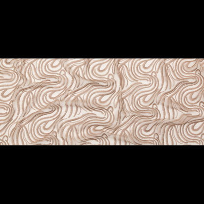 Abstract Embroidered Tulle - Metallic Pink Powder Full