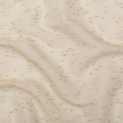 Metallic Gold Slubbed Scrim