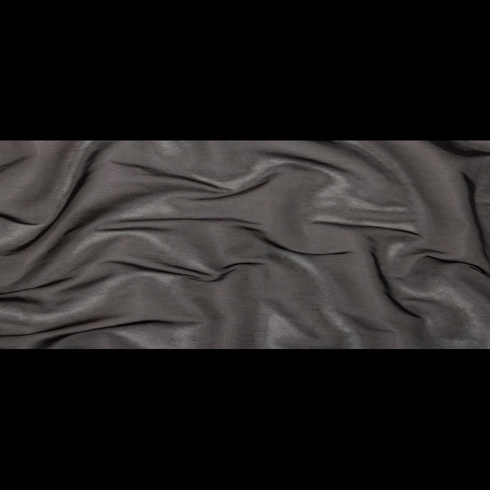 Metallic Scrim Lame - Black Folded