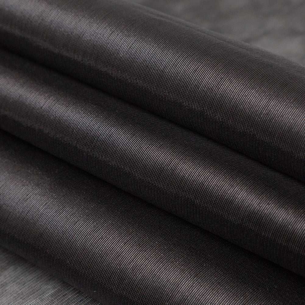 Metallic Scrim Lame - Black Detail