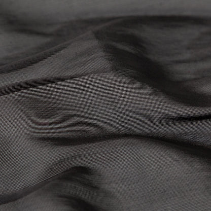 Metallic Scrim Lame - Black Full