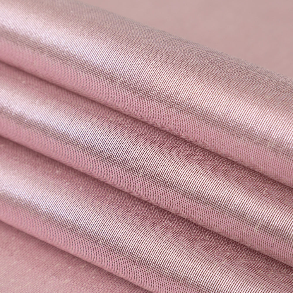 Metallic Scrim Lame - Pink Powder Detail