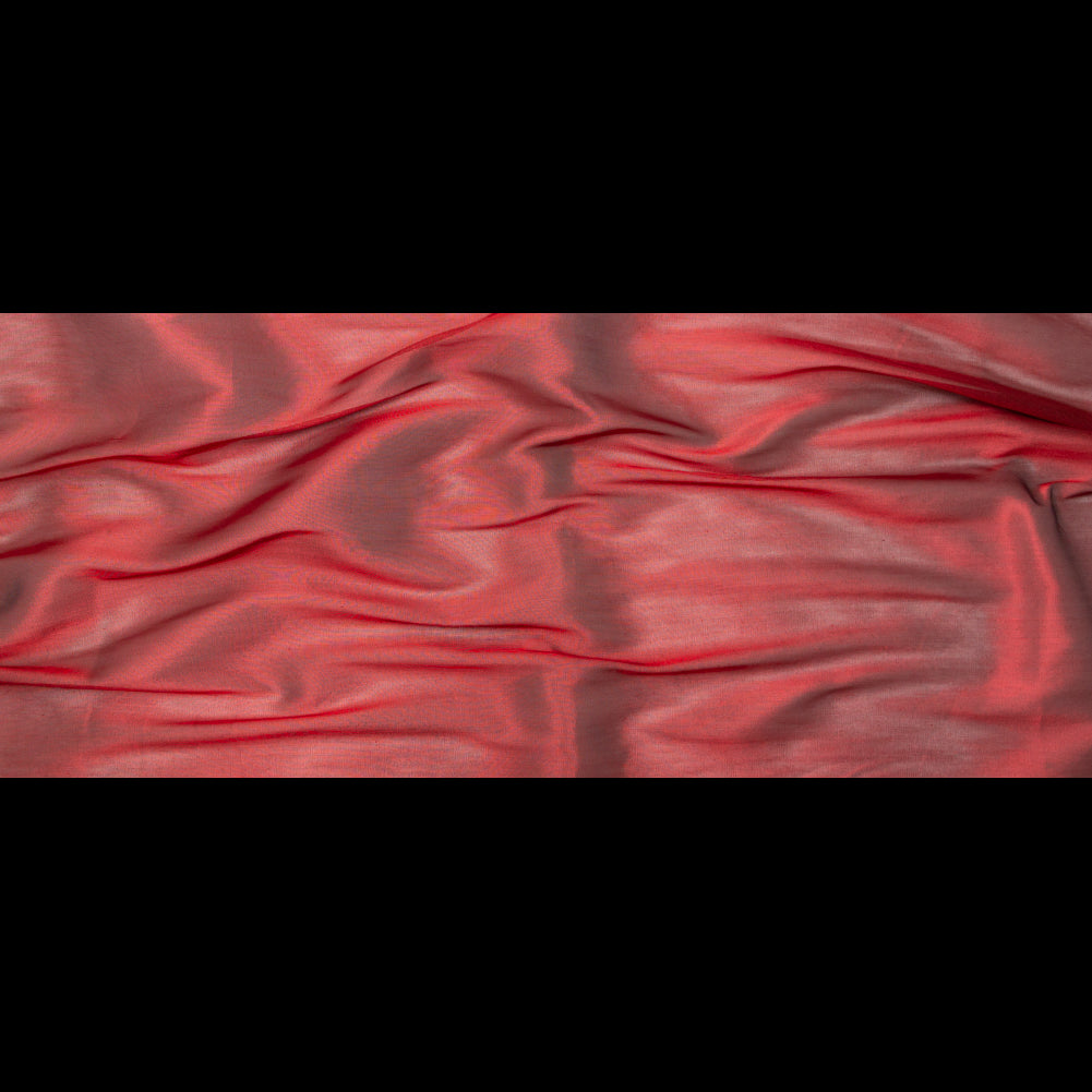 Metallic Scrim Lame - Burgundy Folded